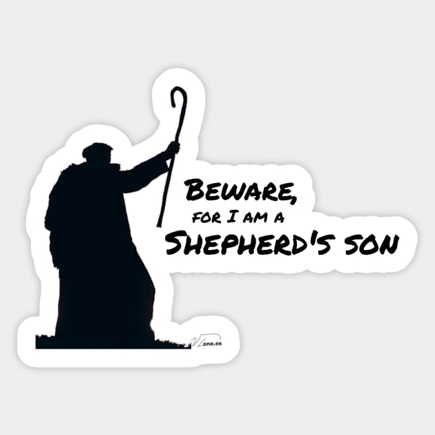 Shepherd's son Sticker by vlone.es